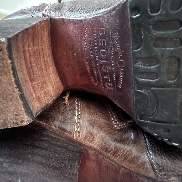 Bedstu: Cobbler Series leather, knee-high boots👢 - Picture 9 of 16